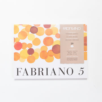 Fabriano 5 aquarelblok 20 vellen 300gr /m² 23x31cm