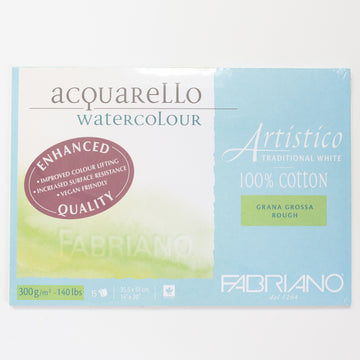 Fabriano Artistico Traditional White 300gr 15 vellen 35,5x51cm Rough