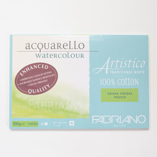 Fabriano Artistico Traditional White 300gr 20 vellen 30,5x45,5cm Rough