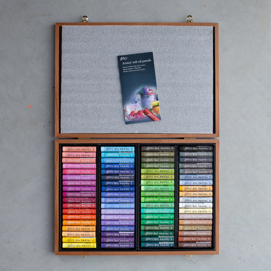 Mungyo Gallery oil pastels set 72 wood