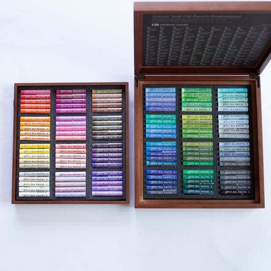 Mungyo Gallery oil pastels set 120 wood