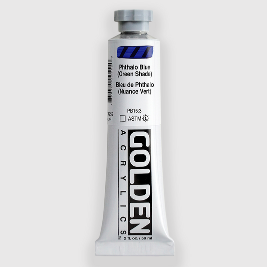 Golden Heavy Body Phthalo Blue (Green Shade) 59 ml