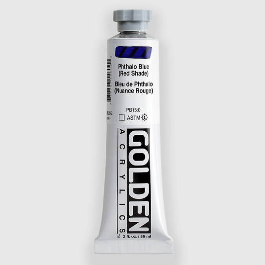 Golden Heavy Body Phthalo Blue (Red Shade) 59 ml