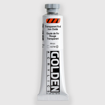 Golden Heavy Body Transparent Red Iron Oxide 58 ml