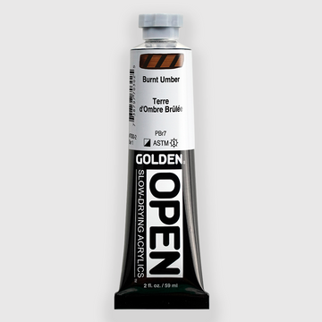 Golden OPEN Acrylics Burnt Umber 59ML
