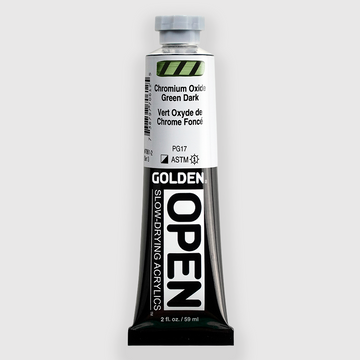 Golden OPEN Acrylics Chromium Oxide Green Dark59ML