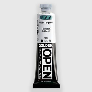 Golden OPEN Acrylics Cobalt Turquoise 59ML