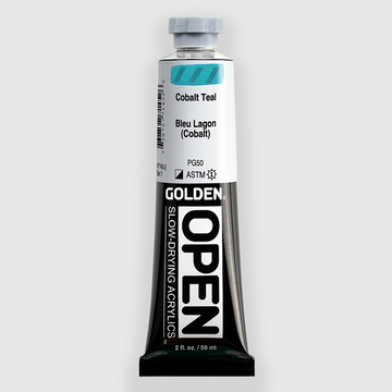 Golden OPEN Acrylics Cobalt Teal 59ML