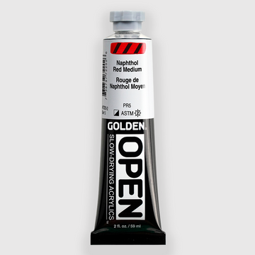 Golden OPEN Acrylics Naphthol Red Medium 59ML
