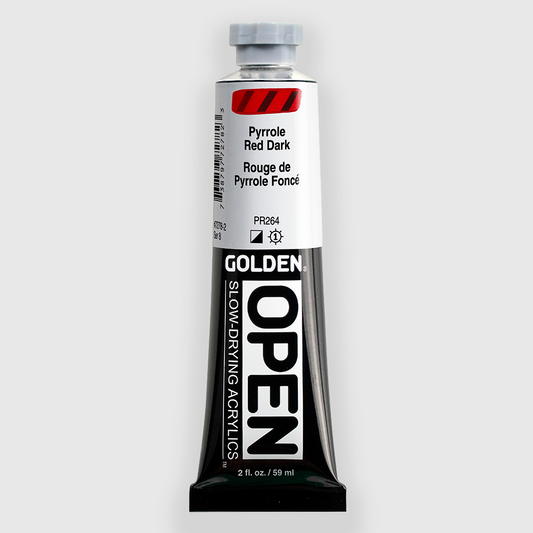 Golden OPEN Acrylics Pyrrole Red Dark 59ML