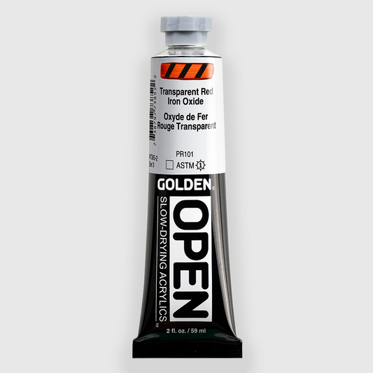 Golden OPEN Acrylics Transparent Red Iron Oxide 59ML