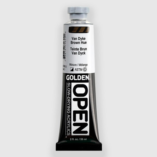 Golden OPEN Acrylics Van Dyke Brown Hue 59ML