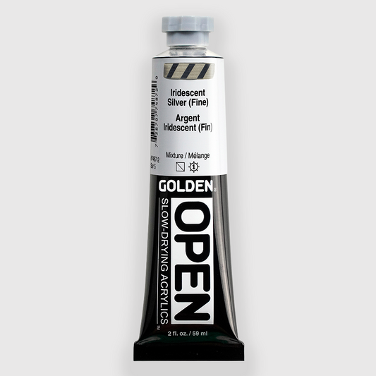 Golden OPEN Acrylics Iridescent Silver(FIN)59ML