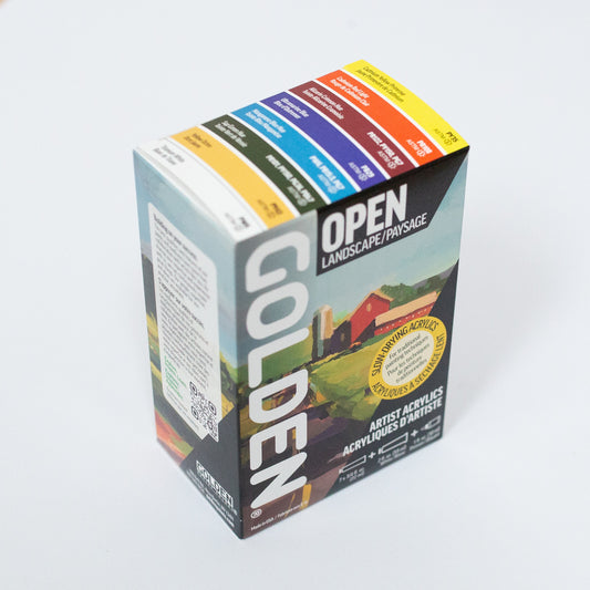 Golden Open Landscape set 7x22ml + White 59ml + Thinner