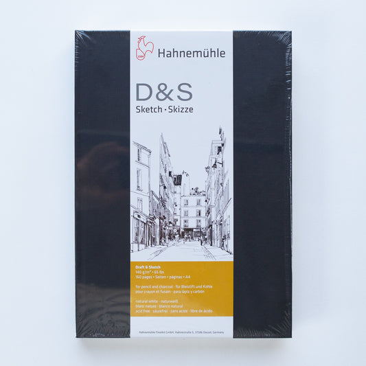 Hahnemühle D&S Sketch 140g NatuurWit Portrait A4