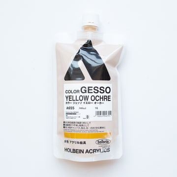 Holbein Acrylics Color Gesso A655 Yellow Ochre D
