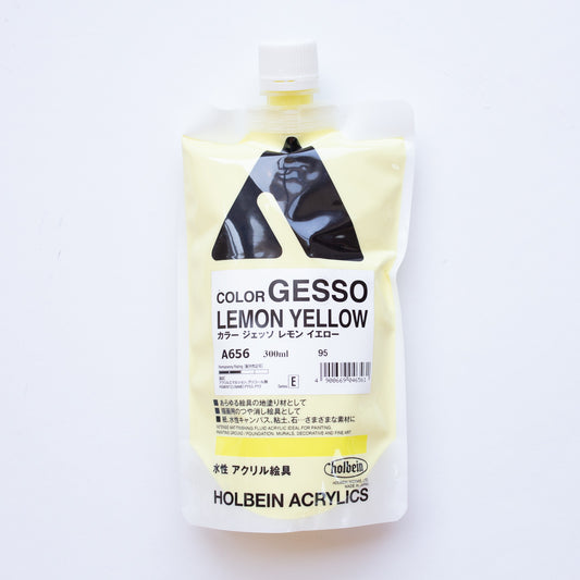 Holbein Acrylics Color Gesso A656 Lemon Yellow E