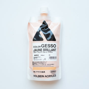 Holbein Acrylics Color Gesso A653 Jaune Brilliant E