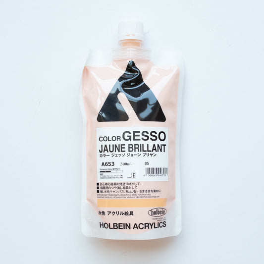 Holbein Acrylics Color Gesso A653 Jaune Brilliant E
