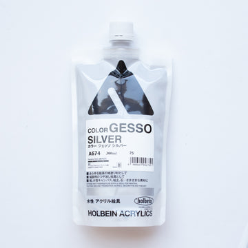 Holbein Acrylics Color Gesso A674 Silver H