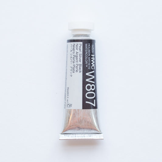 Holbein Artists' Watercolor 15ml W807 'Pearl Silver Black' C