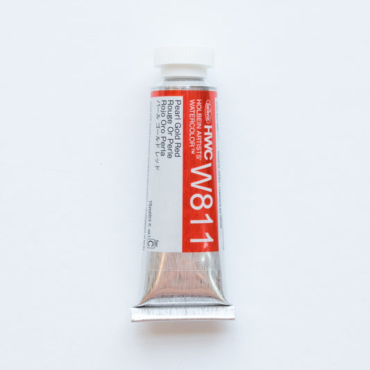 Holbein Artists' Watercolor 15ml W811 'Pearl Gold Red' C