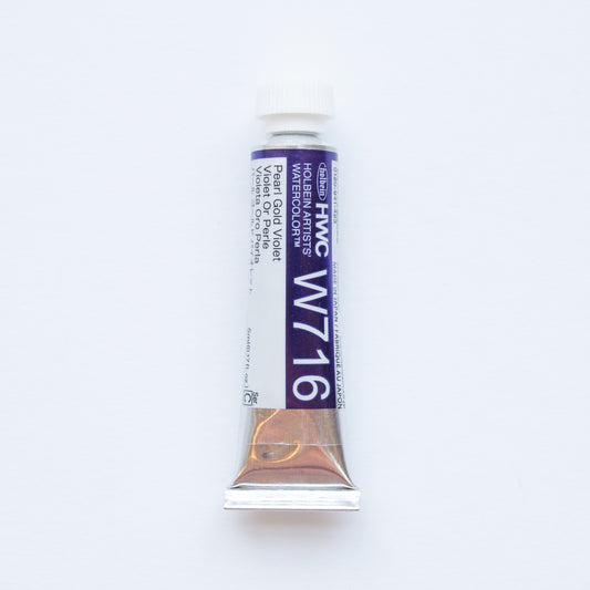 Holbein Artists' Watercolor 5ml W716 'Pearl Gold Violet' C