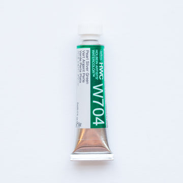 Holbein Artists' Watercolor 5ml W704 'Pearl Silver Green' C