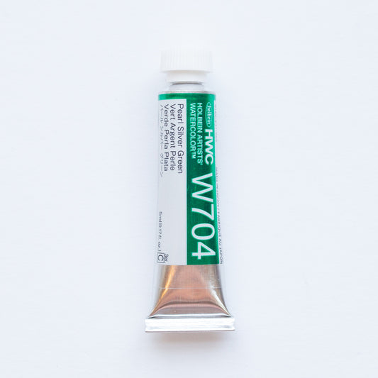 Holbein Artists' Watercolor 5ml W704 'Pearl Silver Green' C