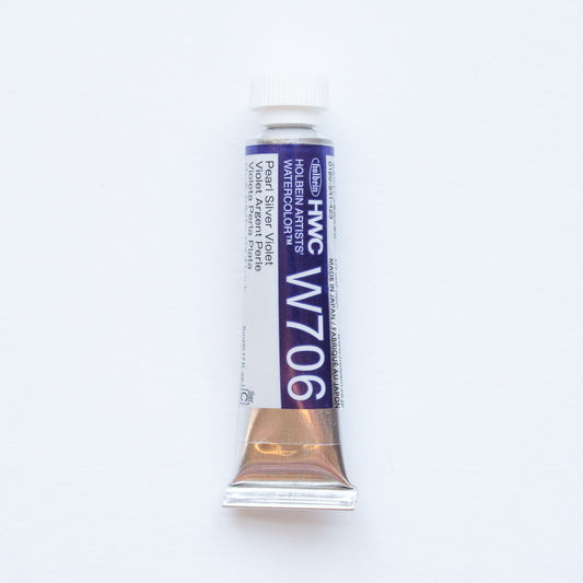 Holbein Artists' Watercolor 5ml W706 'Pearl Silver Violet' C