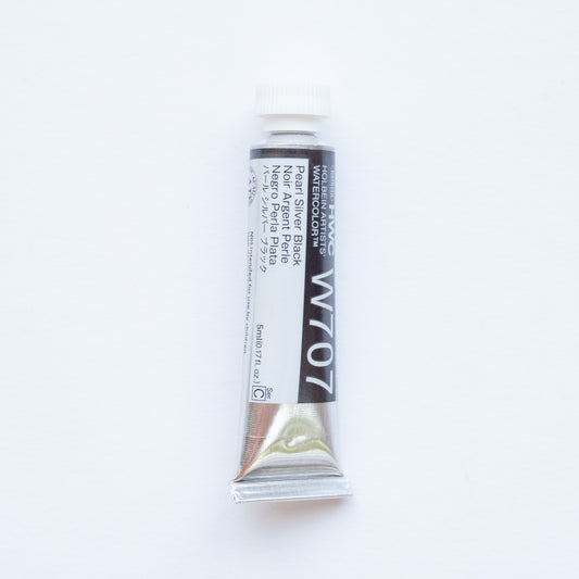 Holbein Artists' Watercolor 5ml W707 'Pearl Silver Black' C