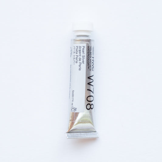 Holbein Artists' Watercolor 5ml W708 'Pearl Silver' C