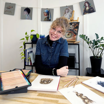 Workshop 2026 24 januari 14.00-16.00u Caran d'Ache Luminance potloden door Meike de Vries