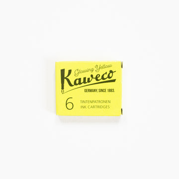 Kaweco Ink cartridges 6 pieces glowing yellow