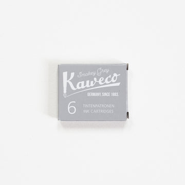 Kaweco Ink cartridges 6 pieces smokey grey