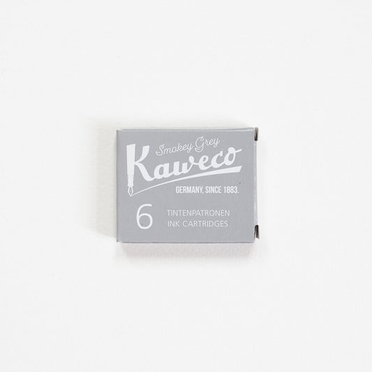 Kaweco Ink cartridges 6 pieces smokey grey