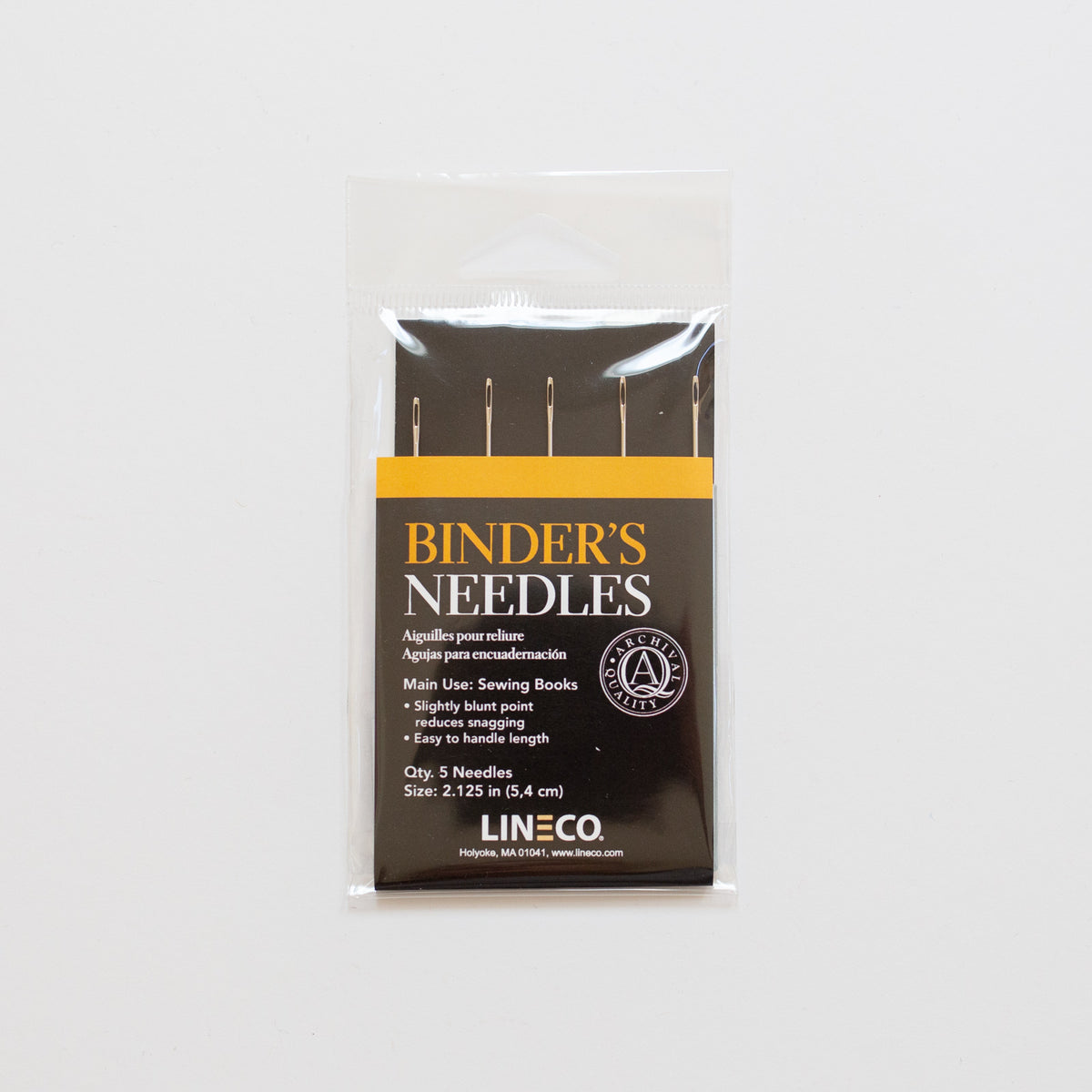 Lineco 5 bookbinding needles