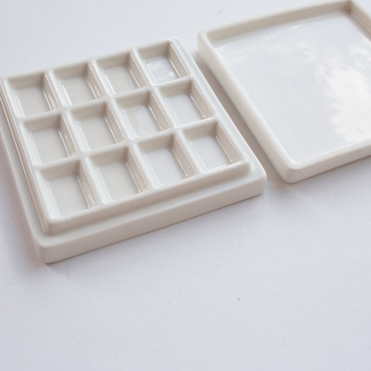 Meeden 12 well Ceramic Palette