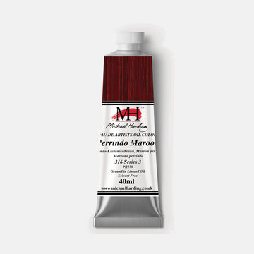 Michael Harding Oil Paint 40ml 316 Perrindo Maroon