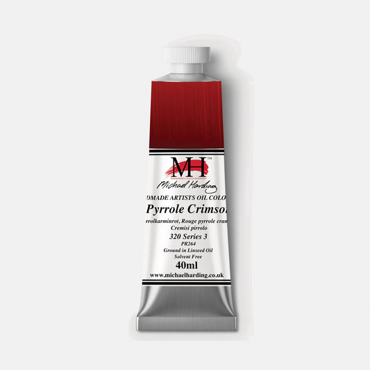 Michael Harding Oil Paint 40ml 320 Pyrrole Crimson