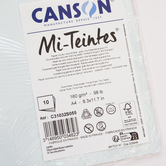 Canson Mi-Teintes® A4 160g Koude tinten 10 vel