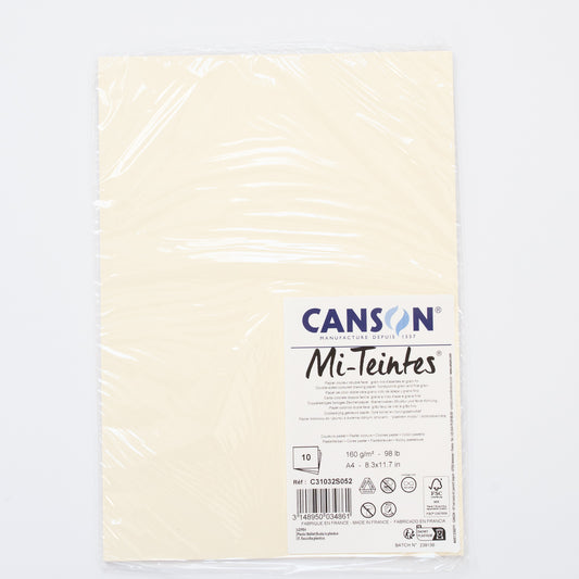 Canson Mi-Teintes® A4 160g Pastel tinten 10 vel