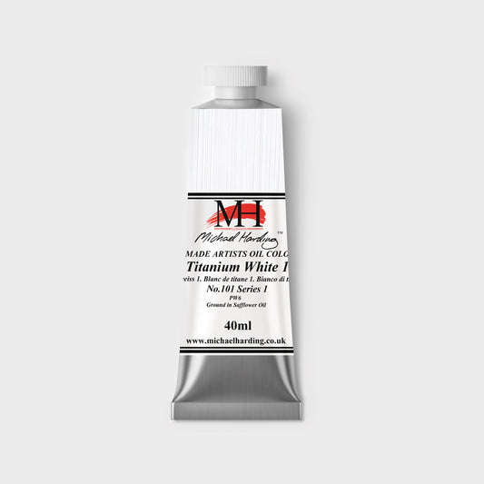 Michael Harding Oil paint 40ml 101 Titanium White No 1 (Saff) S1