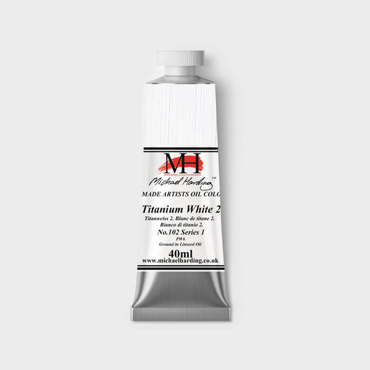 Michael Harding Oil paint 40ml 102 Titanium WhIte No 2 (Lin) S1