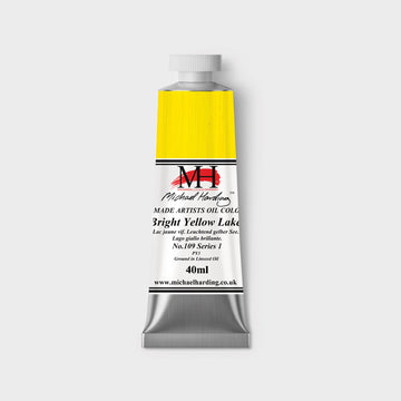 Michael Harding Oil paint 40ml 109 Bright Yellow Lake S1