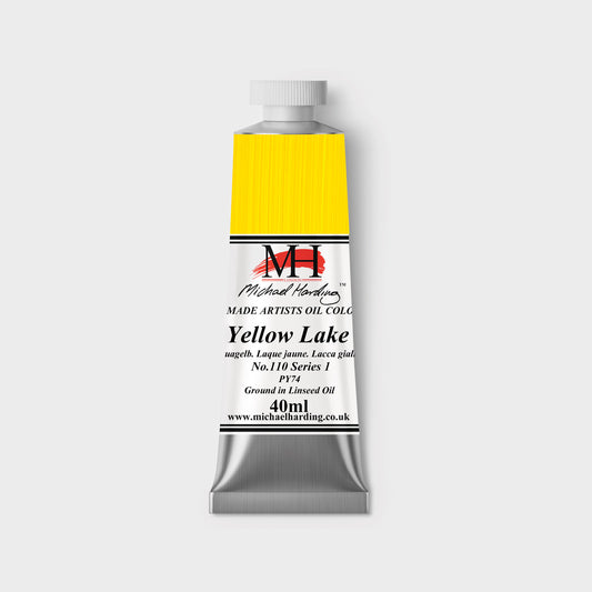 Michael Harding Oil paint 40ml 110 Yellow Lake S1