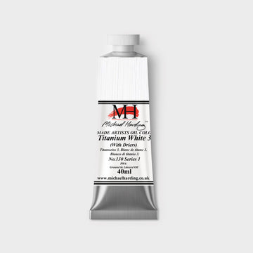 Michael Harding Oil paint 40ml 130 Titanium White No.3 (Lin) S1