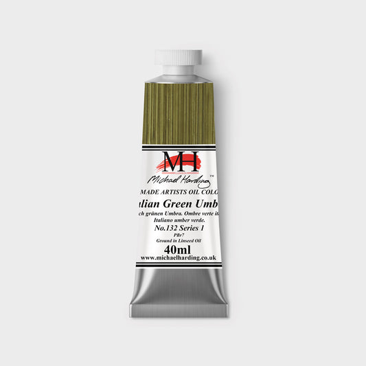 Michael Harding Oil paint 40ml 132 Italian Green Umber S1