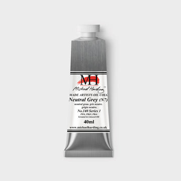 Michael Harding Oil paint 40ml 140 Neutral Grey N7 S1