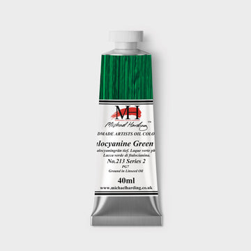 Michael Harding Oil paint 40ml 213 Phthalocyanine Green Lake S2